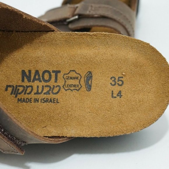 🆕Naot Platform Slip On Comfort Sandal Brown - Picture 8 of 8